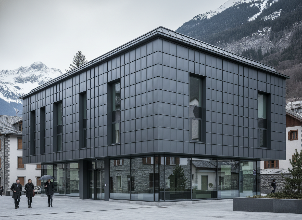 Habillages zinc bâtiment Grenoble